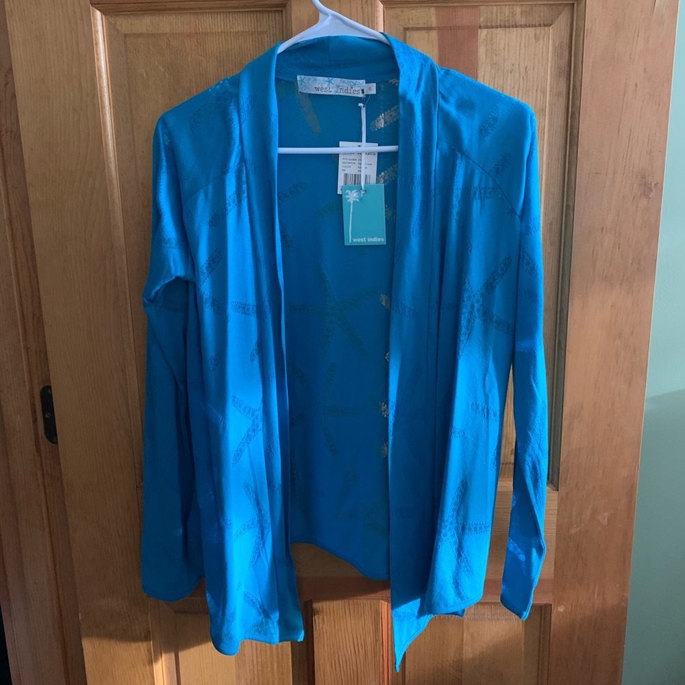 West Indies cover up/ open sweater (Small)